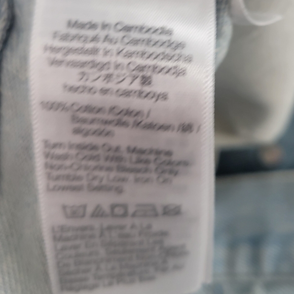 Madewell Relaxed High Rise Waist Cutoff Denim Shorts New Size 31 - Picture 4 of 5